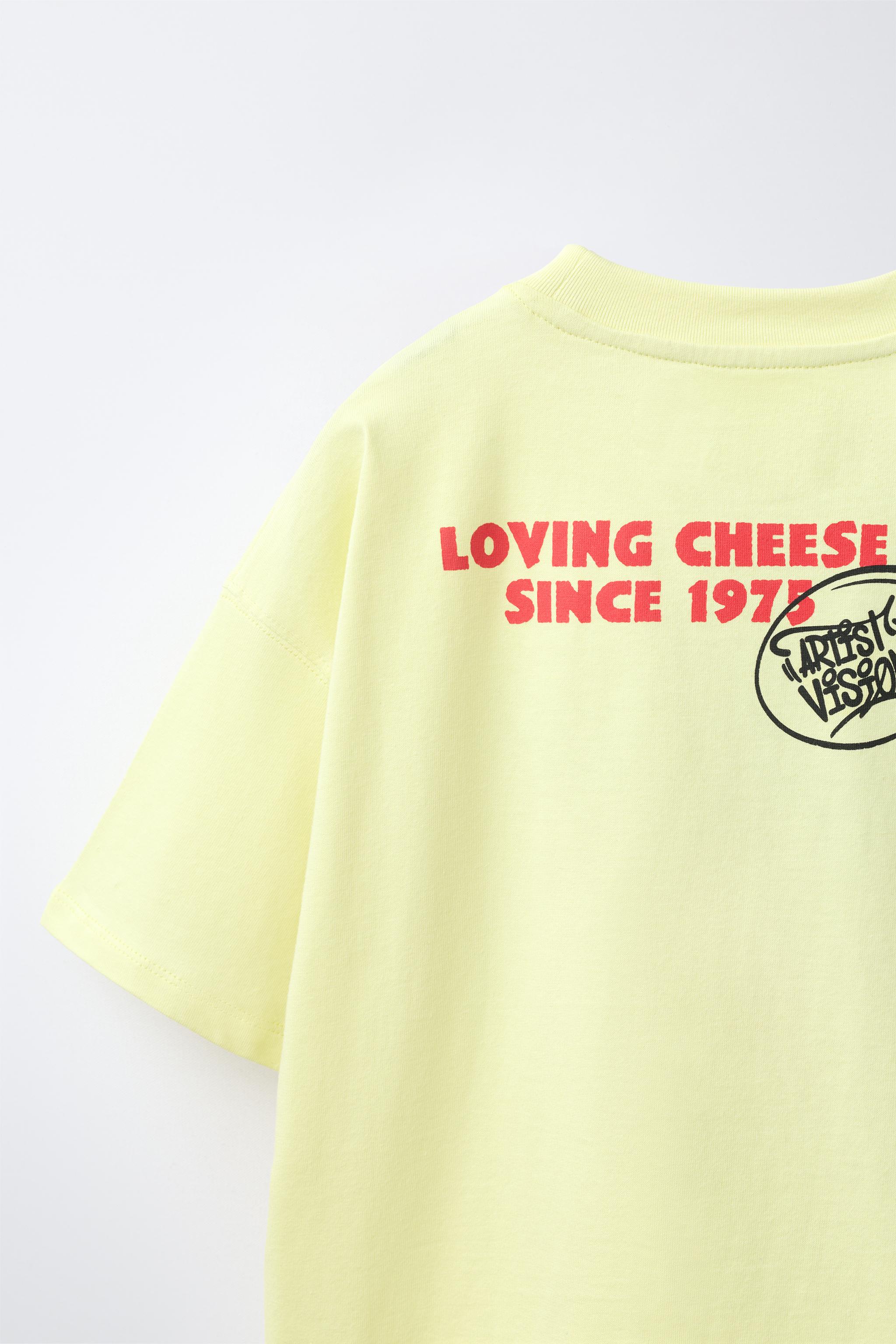 PIZZA PRINT T-SHIRT